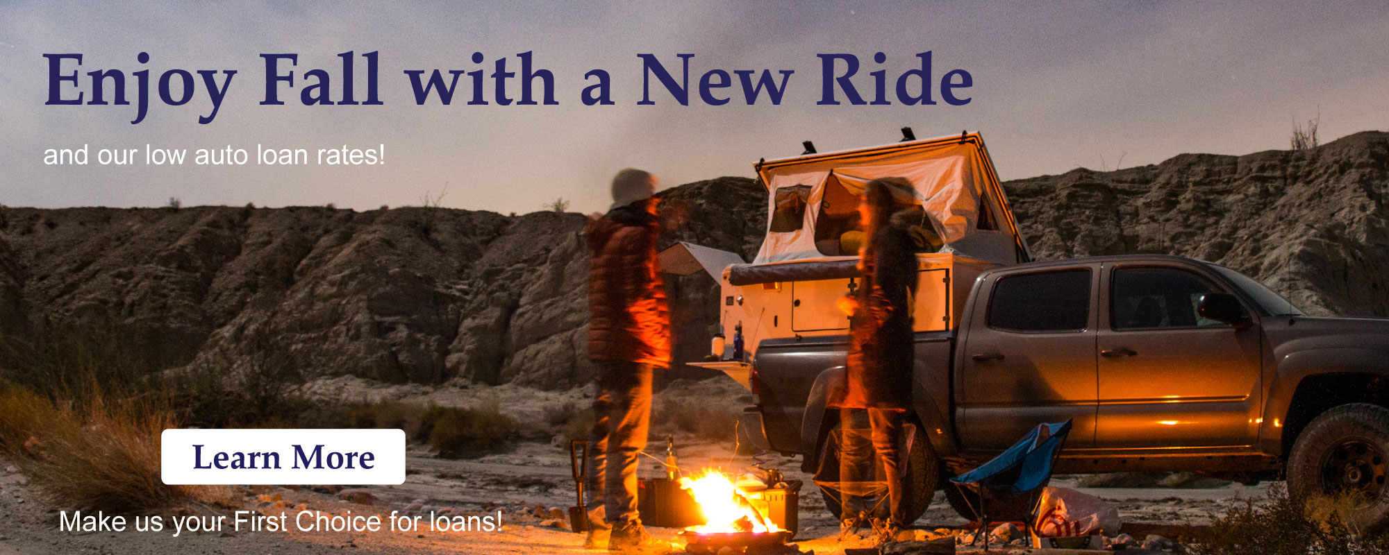 Enjoy Fall with a New Ride and low auto loan rates