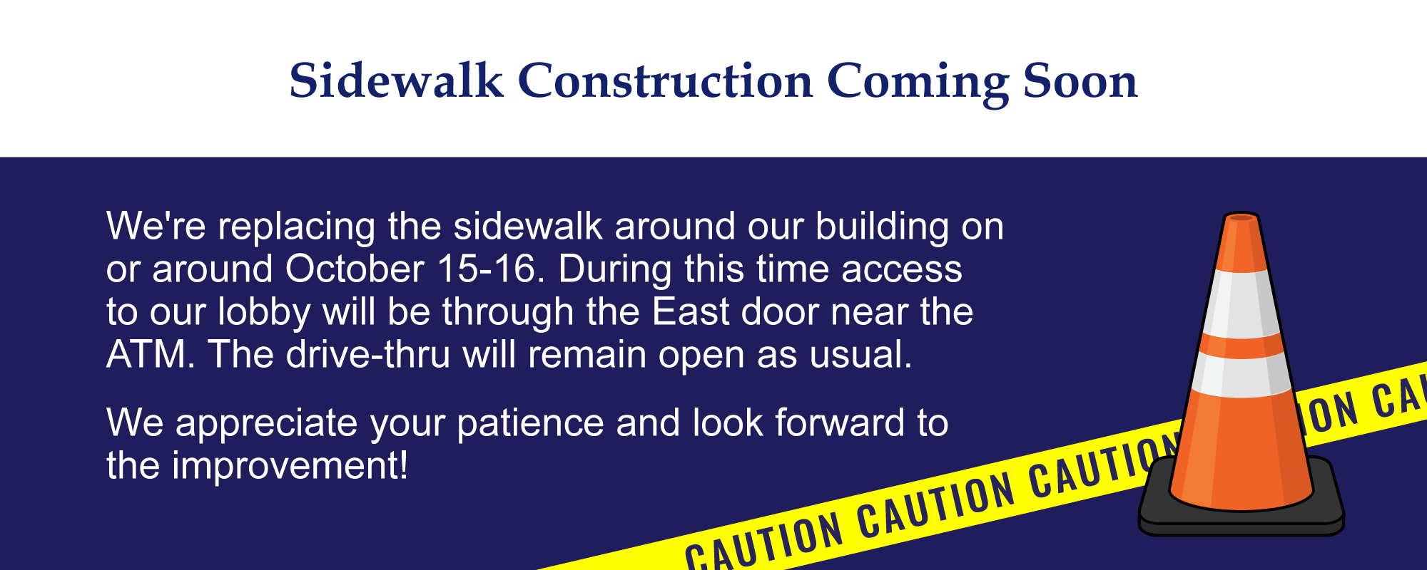 2026-10-Sidewalk-WebBanner2 Sidewalk Construction Coming Soon